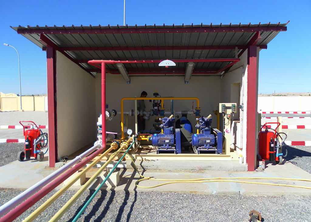 Stockage et dépôt : Station de transfert gaz camion citerne